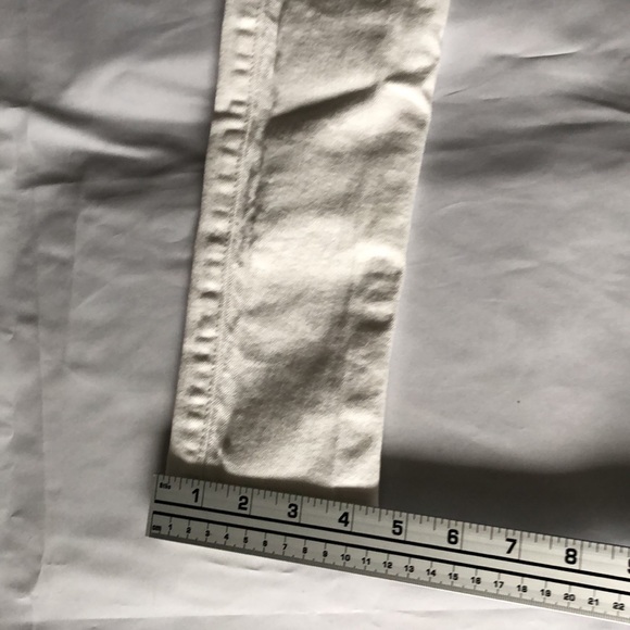 Womens size 00R Abercrombie & Fitch white skinny Jeans waist 24 length 31 - Picture 4 of 10